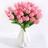 Tulipanes Artificiales PU Flores Falsas Mini Estilo Nórdico Boda Decoración del Hogar Accesorios Flores Artificiales Gama Alta Realistas