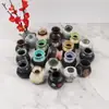 Pequeños Adornos de Tarro de Cerámica Estilo Japonés Taza de Hielo Seco Portapalillos Olla de Hielo Seco para Sashimi Decoración Atmósfera Vajilla Mostaza