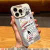 Las Pegatinas de Anime Son Adecuadas para Fundas de Teléfono iPhone 17 Pro Max, 16 Plus, Plateadas Coloridas 15, 14, 13 y Fundas Personalizadas Apple 12