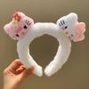 Bonita diadema de gato con orejas de gato de piel negra, diadema de peluche de leopardo, accesorios para el cabello de dibujos animados.