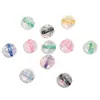 Cuentas de Vidrio Dorado Luminoso Arena, Cuentas Sueltas, Cuentas Redondas de Cristal, Accesorios para Joyería Hechos a Mano DIY, Materiales para DIY