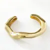 Joias Europeias e Americanas de Exportação Transfronteiriça Mais Vendidas Pulseira Geométrica de Metal Pulseira Aberta Pulseira Acessórios de Moda Feminina