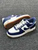 Zapatos Putian Air Force One Af1 Zapatos Blancos Co-Branded Air Tenis para Hombre y Mujer Trigo Piel de Vaca de Primera Capa Zapatos Deportivos de Caña Baja