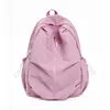 Mochila de Color Sólido Estilo Ins Academy Estilo Japonés para Mujer, Estudiantes de Preparatoria y Universidad de Nicho, Mochila Pequeña Simple Ligera