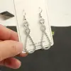 Novos brincos de gancho de zircônia com o mesmo estilo, strass, caracteres numéricos de 8, versão coreana da explosão, brincos Super Fada, atacado, personalidade