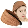 Diadema transfronteriza Moda Red social todo partido borde ancho cubriendo cabello blanco cabello suelto pasador dentado antideslizante diadema cara femenina lavado maquillaje