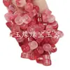 Contas de jade azul de corte reto, contas de ábaco, contas de jade soltas, espaçadores vermelho-rosa, contas para acessórios de pulseira DIY