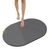 Alfombra de Piso Sólida Simple, Alfombra de Piso de Silicona Multiforma para Barro de Algas, Alfombra Antideslizante de Baño de Secado Rápido y Absorbente de Agua, Felpudo a Prueba de Viento
