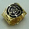 Hebilla para Servilleta Anillo para Servilleta Exquisito y Sencillo Anillo para Servilleta de Resorte Doble Perla Anillo de Tela de Moda para Hotel Hebilla para Comida Occidental