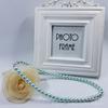 Collar Corto de Imitación Perla de Vidrio para Mujer Versátil Joyería de Perlas Cadena para Suéter DIY Clavícula Estilo Coreano Moderno Estilo Nacional
