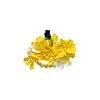 Pinza para el pelo de flor de ganso color amarillo pastoral francés, Pinza de pico de pato de nicho moderna y elegante, Accesorio para el pelo dulce estilo vacacional para fotos