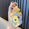 Wo'an Cloud Coolomi Yugui - Llavero con cámara de proyección de perro, luminoso y creativo, para mochila escolar, regalo pequeño para pareja