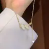 Collar de Perlas con Colgante de Hoja de Ginkgo de Zirconia Estilo Coreano Cadena Corta para Clavícula Mujeres Elegantes Celebridad de Internet Diseño de Nicho