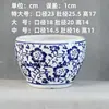 Vaso de cerâmica com prato, tamanho extra grande, para sala de estar, jardim e pátio, com design simples, espessado e em relevo para orquídeas.