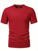 Camiseta Masculina Moda Esportiva Casual Stretch Redonda