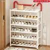 Zapatero Multicapa Estante de Almacenamiento para Entrada Armario de Zapatos para el Hogar Interior Estante Multicapa para la Entrada
