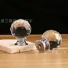 Manija de cristal geométrico de alta gama, elegante, simple, práctica, manija transparente de un solo agujero, material accesorio decorativo para herrajes de muebles