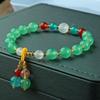 Pulsera de Anillo Único de Cristal para Mujer Pulsera DIY Super Siete Amatista Anillo Único para Mujer Piedra de Tianhe Fresas de Cristal Pulsera