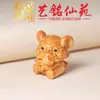 Adornos de Madera Tallada de Elefantes Propicios de Madera de Ciprés de Acantilado, Decoraciones Creativas de Yiming Xianyuan, Artesanías para Zonas Turísticas, Piezas de Madera para Sostener