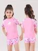 Traje de Baño para Niñas 2025 Nuevo Estudiante Dividido Traje de Baño para Niñas Mediano y Grande Niños Aguas Termales Traje de Baño de Entrenamiento Profesional