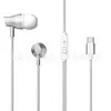 Auriculares con Cable Controlados por Cable Tipo C de Tipo Mayorista de Fábrica con Chip Digital con Micrófono y Graves Potentes Adecuados para Auriculares Android y Apple