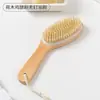 Cepillo de Baño con Cerdas Naturales Mango Largo Antideslizante Masajeador Exfoliante para Espalda Limpieza de Baño en Casa