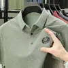 Camisa Polo de Verano Nueva Transfronteriza para Hombre con Sensación Fresca, Camiseta de Negocios Casual de Alta Calidad con Cuello de Solapa para Hombre, Dropshipping