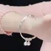 Pulseira Sino de Um Passo Feminina Antiga Versátil para Namorada Casal Novo Estilo Chinês Antigo Pulseira Ajustável Joia de Mão