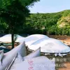 Novo castelo inflável ao ar livre, barraca quadrada, almofada de ar, cama de nuvem saltitante, material de membrana, escorregador de escalada, equipamento de diversão infantil