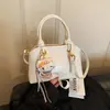 Bolsa de Mão Retrô Comércio Exterior Novo Modelo 2026 Bolsa de Ombro Fashion para o Dia a Dia Cor Sólida Versátil Texturizada Bolsa Transversal Estilo Balde