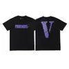 Camiseta Suelta de Manga Corta Vlone Fog Edición Limitada Dragón Chino Estilo Hiroshi Fujiwara Marca de Moda para Hombre