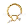 Pingente de liga de titânio F136 Brincos de argola para nariz Joias para piercing corporal de liga de titânio G23 Atacado de Piercings para Nariz