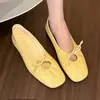 Zapatos de Tacón Bajo para Mujer 2026 Nuevo Estilo Francés Zapatos Elegantes de Noche Zapatos de Mujer Primavera Suela Blanda Versátiles Zapatos de Abuela Zapatos de Mujer