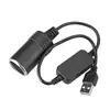 Linha de Aumento Personalizada de 5V para 12V para Carros, Caminhões e RVs com Orifício USB PD Original para Porta de Alimentação de Isqueiro de 12V