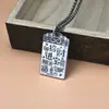 Plata de ley 999 amarillo dios de la riqueza nada marca plata colgante hombres retro auspicioso nacional estilo Xizang colgante sólido