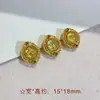 Pulseira Colar Miçangas Semi-Acabadas Abóbora Espaçadoras Zircônia Banhada a Ouro Antigo Acessórios para Miçangas DIY Materiais Atacado