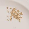 Conservación del color Cuentas de tubo de oro real envueltas en cobre de 14 quilates Cuentas de mijo japonés Cuentas antiguas 1.6 mm Cuentas sueltas para joyería DIY con cuentas hechas a mano