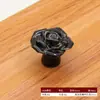 Maçaneta de Armário Guarda-Roupa com Cabo de Cerâmica de Flor de Rosa Desenho Animado Estilo Europeu Simples Moderno Colorida Fabricante Atacado