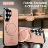 Compatible con Samsung S26 Ultra, funda de teléfono giratoria con clic amortiguado y soporte magnético, cubierta protectora anticaídas A57, funda A16