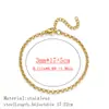 Pulseira de Aço Inoxidável Moda Feminina Cruz Europeia e Americana Venda Quente Joia Versátil da Moda Pulseira de Aço Titânio Banhada a Ouro Real 18K
