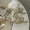 Pinza Grande para el Cabello para Mujer 2023 Nuevo de Gama Alta de Ácido Acético Pasador para la Parte Trasera de la Cabeza Adorno para el Cabello Pinza de Tiburón Pasador