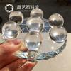 Adornos de Matriz de Siete Estrellas de Cristal Blanco Natural Bola Adornos para Dormitorio Oficina Funcionarios Públicos Estudiantes con Grietas de Hielo Algodón