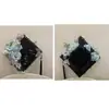 Chapéu DIY para Fotos de Formatura de Estudantes Universitários Presente Grampo de Cabelo com Flor Flor Acabada Fotos de Melhor Amigo Recém-Formado Presente para Namorada Preto