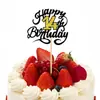 Decoraciones para Pasteles de Cumpleaños Estilo Ins de Comercio Exterior, Inserts de Número de Feliz Cumpleaños para Hornear, Suministros para Fiestas al por Mayor desde el Fabricante