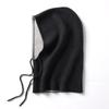 Gorro con Bufanda para Cuello, Doble Cara, Cortavientos, Cálido y Transpirable, de Cachemira Pura Tejida, para Esquí y Ciclismo, Gorro con Capucha, Gorro Lapa