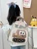 Mochila Escolar para Jardín de Infancia Estilo Coreano Excavadora, Mochila Linda de Dibujos Animados para Niños y Niñas, Bolsa de Estudiante Infantil Super Linda