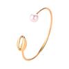 Pulseira Aberta de Pérola em Liga de Moda de Joias Transfronteiriças Feminina Simples Versátil Ajustável Atacado