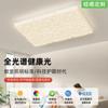 [Wow] Lámpara de Techo, Simple, Moderna y Atmosférica, Lámpara Cuadrada Estilo Crema para Dormitorio Principal, Protección Ocular de Espectro Completo Hall