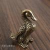 Latão Mandarim pato sólido criativo chá decoração pet decoração escritório mesa de chá vintage cobre puro par Mandarin pato artesanato cobre