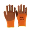 Luvas de trabalho de inverno protetoras quentes à prova de frio espessadas com veludo extra luvas protetoras de felpa proteção para os dedos reforçada com felpa